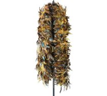 Melna gaiļa spalvu boa, 200 g, šalle no gaiļa spalvām, skatuves apģērbs, šūšanas piederumi, Ziemassvētku un karnevāla spalvas, šalle, dzeltena, 2 metri.