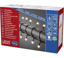 LED fejas gaismas, āra apgaismojums, plastmasas, silti balts, 160 LED gaismas diodes