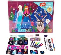 CyP Brands Frozen Adventes kalendārs, 24 pārsteigumi, dāvanas bērniem, oficiālā Marvel licence, aktivitātes un rotaļlietas, Ziemassvētki