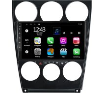 EZoneTronics Android Auto Radio Stereo priekš Mazda 6 Atenza 2002-2014 ar Carplay un Android Car 9 collu skārienjūtīgais ekrāns GPS navigācija Bluetooth USB WLAN SWC FM/RDS Radio atskaņotājs 2G RAM + 32G ROM