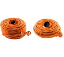 Zenitech pagarinātājs, 16 A, HO5VV-F, 2 x 1,5 mm², oranžs, 50 m & pagarinātājs 16A HO5VV-F 2x1,5 Orange 20 m
