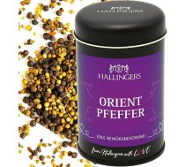 Hallingers Oriental Pepper - augstākās kvalitātes pipari piparu dzirnaviņām, rīsu un desertu pagatavošanai (skārda) - dāvanu idejas Ziemassvētku un dāvanu adventes kalendārs | Jauna mājvieta Pensionēšanās draudzības atgūšana