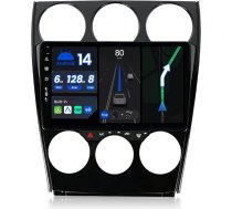 6G+128G - Android 12 IPS auto radio piemērots Mazda 6 Atenza (2002-2014) - Bezvadu CarPlay/Android Car/DSP - LED kamera un mikrofons - 9 collu 2 DIN - DAB stūres vadība Fast-Boot 360 Camera WiFi