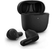 PHILIPS TAT2236BK/00 Bluetooth austiņas, izturīgas pret sviedriem, 18 stundu atskaņošanas laiks, iebūvēts mikrofons, plāns lādētājs, melnas krāsas