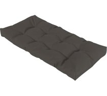 Soliņa spilvens āra lietošanai, 1, 2, 3 un 4 sēdvietām, 8 cm, šūpoļu spilveni, ūdensizturīgs, neslīdošs dārza soliņa spilvens, dārza mēbeles, taisnstūra formas sēdekļa pārvalks terases logam, tumši pelēks, 140 x 50 cm