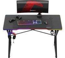 Huzaro LED RGB HERO 1.7 spēļu galds 120x60cm - melns