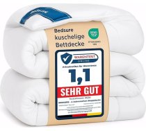 Bedsure sega 135x200 visu sezonu sega 4 sezonas, sega alerģiskiem cilvēkiem 300GSM sega 135x200cm, mīksta sega Elpojoša sega