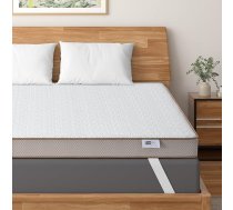 BedStory Topper 180 x 200 cm, 7,5 cm augstuma matrača virskārta, izgatavota no želejas atmiņas putām, H2 & H3 matrača virskārta Box Spring gultas piekabei, ērts pārvalks, noņemams un mazgājams