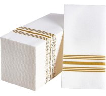 150 gabali Viesu dvieļi Vienreizlietojamie vannas istabas dekoratīvie salvetes Lina sajūta mīksta un absorbējoša vienreizlietojamie papīra dvieļi vakariņām, virtuvei, ballītēm, kāzām, kāzām, Ziemassvētku ballītei