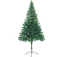 Reālistiska mākslīgā Ziemassvētku eglīte 180 cm 500 zaru priedes egle zaļa dabiska