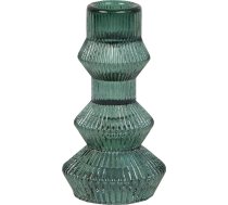 Sarunu galdi Salvijas stikla sveču turētājs Fluted 3 līmeņu sveču turētājs Ziemassvētku galda rotājumiem, mājas dekoriem, aksesuāriem vai vakariņām, dzimšanas dienai, kāzām
