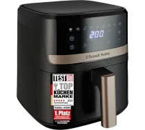 Russell Hobbs SatisFry 27610-56 Karstā gaisa fritēze L 4,3 L Rapid AirFryer [Ļoti mazs korpuss, ļoti klusa, 9 programmas] Mazgājama trauku mazgājamā mašīnā, fritē bez eļļas, skārienjūtīgais ekrāns, grilēšana, cepšana, grauzdēšana utt