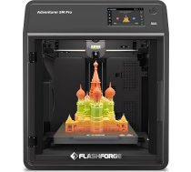 Flashforge Adventurer 5M Pro 600mm/s 3D printeris ar automātisko kalibrēšanu - ātri maināmā sprausla + PEI plāksne - 220 x 220 x 220 mm uzstādīšanas vieta modeļu izgatavošanai/prototipiem
