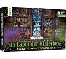 Puzzle Puzzle Adventes kalendārs: Raganas ziemas laboratorijā - 24 puzles ar 960 gabaliņiem. Nākamā lieliskā bēgšanas pieredze. Kombinējiet un atšifrējiet jaunus gabaliņus katru dienu.