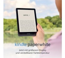 Sertificēts un atjaunots Kindle Paperwhite (16 GB) - Tagad ar 6,8" displeju un regulējamu krāsu temperatūru - Reklāma - Melns