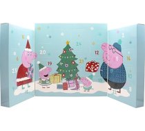 Peppa Pig Adventes kalendārs ar rotaslietām un matu aksesuāriem - 28 x 7 x 28 cm