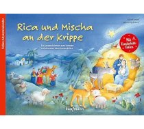 Rica un Miša an der Krippe: Adventes kalendārs lasīšanai un loga attēla veidošanai (Adventes kalendārs ar stāstiem bērniem: Grāmata skaļai lasīšanai un veidošanai) (A Book for Reading Aloud and Crafting)