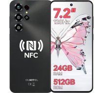 OUKITEL C68 viedtālrunis bez līguma, 7,2 collu 120 Hz displejs, 24 GB RAM + 512 GB ROM mobilais tālrunis bez līguma, 6000 mAh, Android 15 bez SIM kartes, 64 MP viedtālrunis, Dual SIM 4G/NFC