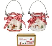 2 aromātisko sveču komplekts kā dāvana, aromātiskās sveces stiklā ar mīļu ziemeļbriežu motīvu, dāvanu komplekts sievietēm, istabas aromāts, joga, relaksācija, Ziemassvētki, dzimšanas diena, vannas istaba, Valentīna diena u.c.