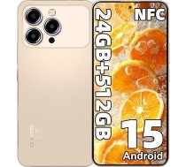 OUKITEL P1 PRO viedtālrunis bez līguma Android 15, 24GB + 512GB/2TB Mobilais tālrunis bez līguma Helio G100, 6,7 collu FHD+ 120Hz AMOLED displejs, 5150mAh viedtālrunis 50MP + 32MP, NFC/Fingerprint