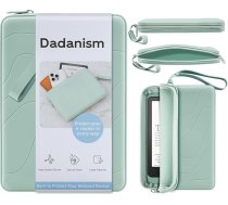 Dadanism 6-7 collu silikona aizsargvāciņš 7 collu jaunajiem Kindle Paperwhite un Kindle Colorsoft Signature Edition, 6 collu K-indle/K-indle Oasis/E-Reader, salvija zaļš