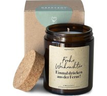 Dāvanu Ziemassvētku aromātiskā svece stiklā, kas izgatavota no sojas - roku darbs, bez plastmasas - ilgtspējīga dāvanu ideja sievietēm vīriešiem - Ziemassvētku dekorēšanas ideja - draudzenei Vecākiem Vecākiem Mammai Tētim - sveiciens no a