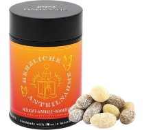 Hallingers Herzliche Anteilnahme - Nugāta šokolādes vaniļas mandeles roku darbs kā dāvana bēru neveiksmei (skārda) - dāvanu idejas Ziemassvētki un dāvanas Adventes kalendārs Dzimšanas diena G