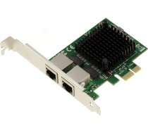 KALEA-INFORMATIQUE PCIe 2-Port RJ45 Dual LAN GIGABIT Ethernet 10 100 1000 1G tīkla kontrollera karte ar Intel Chipset 82571
