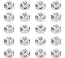 Magnētiskie kabeļu stiprinājumi, 16 mm/20 mm/25 mm pamatne, spēcīgāks magnēts, daudzfunkcionāls kabeļu turētāja organizators, vadu vadības pamatne mājai, birojam, jūrai, elektroinstalācijai (16 mm uz 8 gab.)