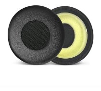 Ersatz-Ohrpolster für Jabra Evolve 30 Kopfhörer, Ohrpolster auch passend für Jabra Evolve 20/20se/40/65/65/65+ Kopfhörer, geräuschisolierender Schaumstoff, strapazierfähiges Leder. - Schwarz