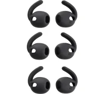 Samsung Galaxy Buds3 silikona ausu aizbДЃЕѕЕ†i, uzlaboti 3 izmД“ru pretdilstoЕЎi ausu aizbДЃЕѕЕ†i ar putekДјu tД«kliЕ†u, neietilpst lДЃdД“ЕЎanas korpusДЃ (melni)