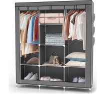 Saliekamais skapis 130 x 175 x 45 cm DIY auduma drēbju skapis