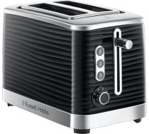 Russell Hobbs 24371 Inspire Augsta spīduma plastmasas divu šķēļu tosteris melns