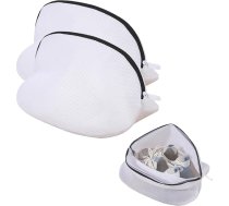 2 apavu mazgāšanas maisiņu iepakojums - veļas tīklā atkārtoti lietojams apģērbu tīrīšanas maisiņš Mesh laundry Bag with Zip Portable Storage Bag