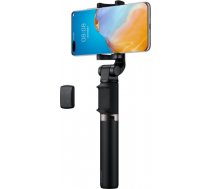 Huawei AF15 PRO Universāls Selfie Stick ar Bluetooth Tālvadības pulti un Tripodu izvelkamu Melns