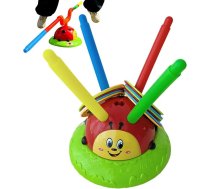 Āra spēles maziem bērniem, mešanas spēle, muzikālā lēciena rotaļlieta 2-in-1, rotaļlieta vasarai, bērnu ballīšu spēles, iekštelpu āra spēļu aprīkojums maziem bērniem, zēniem un bērniem.