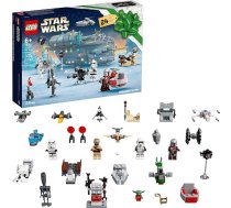 LEGO Star Wars Adventes kalendārs 75307 Brīnišķīga rotaļlietu konstruktors bērniem ar 7 populāriem varoņiem un 17 mini konstruktoriem; jauns 2021 (335 gab.)