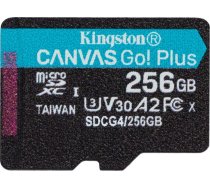 Microsd atmiņas karte 256gb canvas go! plus 200mb/s a2 u3 v30