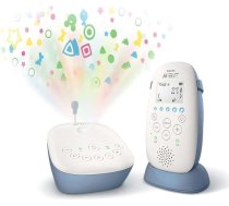 Philips AVENT SCD735/26 Videonovērošana zīdaiņiem, 330 m, radio, zils, balts, 330 m, digitālais, 50 m, 330 m, radio, zils, balts