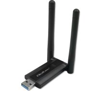 Ātrdarbīgs bezvadu usb duālais wi-fi adapteris 2 x 2dbi | standarta ac | usb 3.0 | 1200mbps