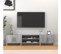 FIRBNUS Sonoma TV skapītis pelēks 180 x 31,5 x 40 cm Koka kompozītmateriālu Bufete Industriālais Wonzimer Mēbeles TV panelis Lowboard Koka TV skapītis TV skapītis TV skapītis TV skapītis Koka Bufete Koka