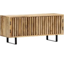 vidaXL Mango masīvkoka TV skapītis ar 2 durvīm TV tāfeles mēbeles TV skapītis TV galdiņš TV galds Bufete HiFi TV skapis 90 x 30 x 40 cm Dzelzs