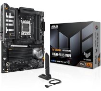 ASUS TUF Gaming X870-PLUS WiFi pamatplate Socket AM5 (AMD, ATX, PCIe 5.0, DDR5, 16+2+1 barošanas pakāpes, 4X M.2, WiFi 7, 2,5 GB Ethernet, USB4, HDMI)