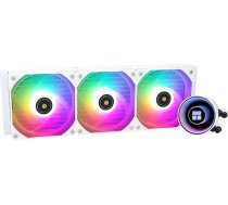 Thermalright Frozen Notte 360 White ARGB ūdens dzesēšanas CPU dzesētājs, 360 CPU dzesētāja specifikācijas, 3 x 120 mm PWM ventilators, S-FDB V2 gultnis, piemērots AMD/AM4, Intel LGA 1700/1150/1151/1200/2011/2066