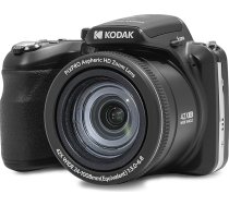 KODAK Pixpro Astro Zoom AZ425 digitālā tilta kamera, 42x optiskā tālummaiņa, 24 mm platleņķa kamera, 20 megapikseļi, 3 collu LCD displejs, Full HD 1080p video, Li-ion akumulators - melna