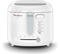 Moulinex AF2031 UNO fritēze 1 kg ietilpība 4 personām Eļļas ietilpība 1,8 l balta krāsā