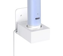 Linkidea Sienas stiprinājums elektriskajām zobu birstēm, pašlīmējošs akrila vannas istabas zobu birstes turētājs, saderīgs ar Oral-B iO 3/5, Genius/Smart/Pro zobu birstēm