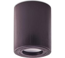 Virsmas prožektors IP44 apaļš ar GU10 vannas istabas āra un iekštelpu apgaismojumam 95 x 80 mm Krāsa: melna, Gaismas krāsa: neitrāli balta, Watt: 1,2 Watt