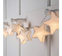 10 papīra zvaigžņu laternas darbojas ar akumulatoru LED pasaku gaismas ar Lights4fun