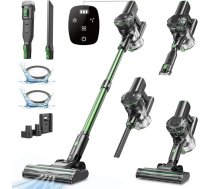 Vexilar V9PRO bezvadu putekļsūcējs, 500 W/45 Kpa/60 min bezvadu putekļsūcējs, pašpietiekams akumulatora putekļsūcējs ar bezsuku motoru, LED displejs, putekļsūcējs cietām grīdām